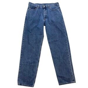 Levis 550 Retro Men's Blue Relaxed Fit Denim Pants 100% Cotton 38x34